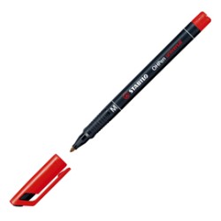PENNARELLO STABILO OHPEN 843 PERMANENTE MEDIO ROSSO - Conf da 10 pz.