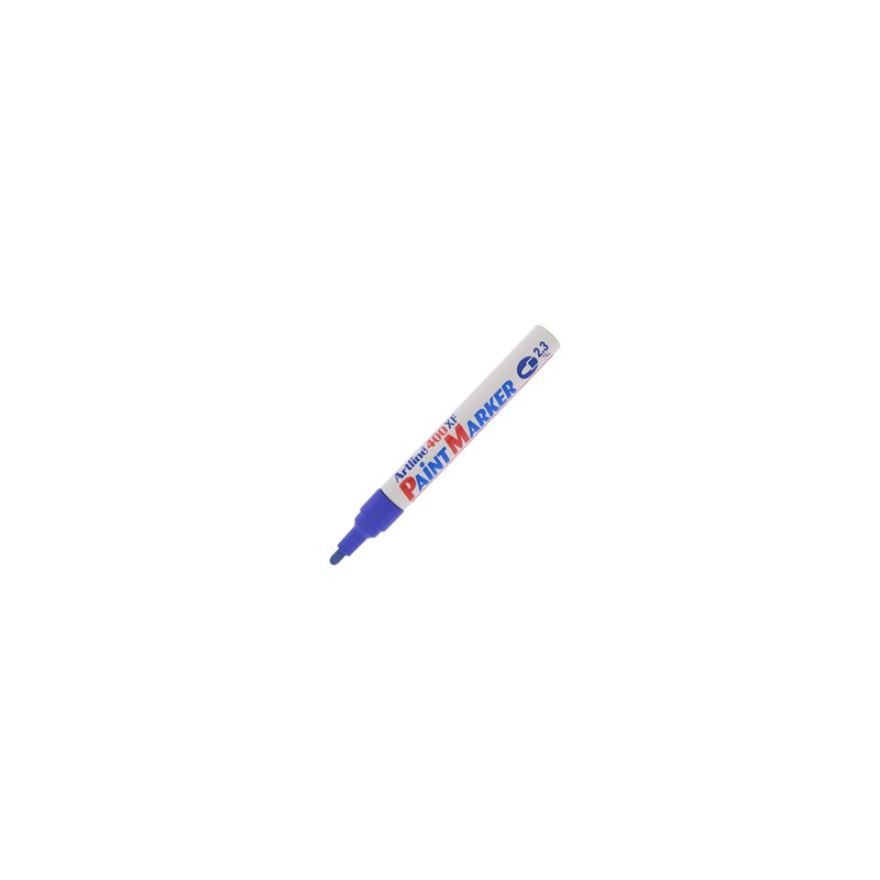 Marcatore artline A 400 punta tonda a vernice blu