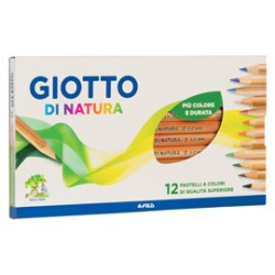 ASTUCCIO 12 PASTELLI GIOTTO DI NATURA