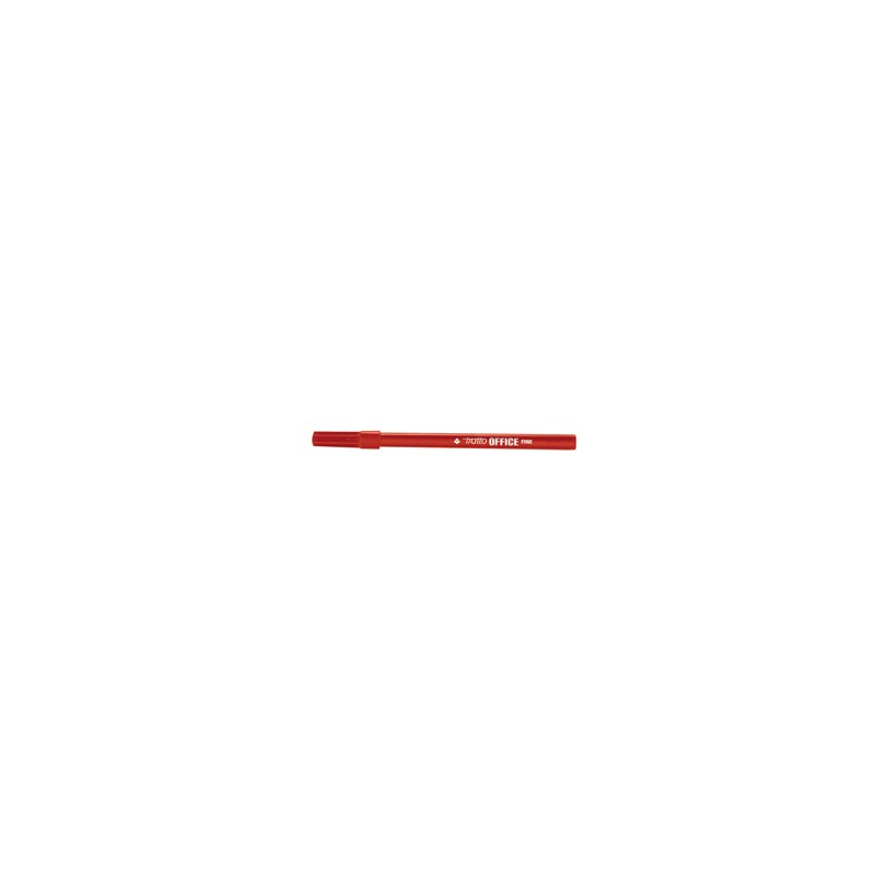 SCATOLA 12 PENNARELLI TRATTO OFFICE FINE ROSSO