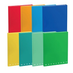 MAXIQUADERNO A4 CARTONATO 60fg+2 80gr 4mm MONOCROMO PIGNA - Conf da 5 pz.