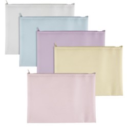 Busta c/zip Bubble dim. 31,5x24,5cm colori pastello assortiti SEI ROTA - Conf da 5 pz.