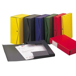 Scatola archivio PROJECT 15 blu 25x35cm dorso 15cm Esselte - Conf da 5 pz.
