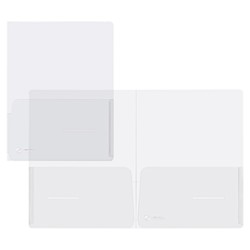 CARTELLINA CON TASCHE FULL TRASPARENTE 21X29.7CM - Conf da 5 pz.
