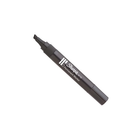 MARCATORE PERMANENTE W10 NERO P.SCALPELLO SHARPIE - Conf da 12 pz.
