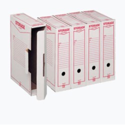 Scatola archivio STORAGE (1601) A4 85x315x223mm REXEL - Conf da 32 pz.