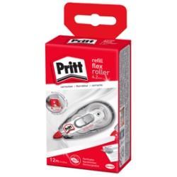 CORRETTORE A NASTRO 4,2MMX12M PRITT ROLLER SYSTEM RICARICABILE - Conf da 5 pz.