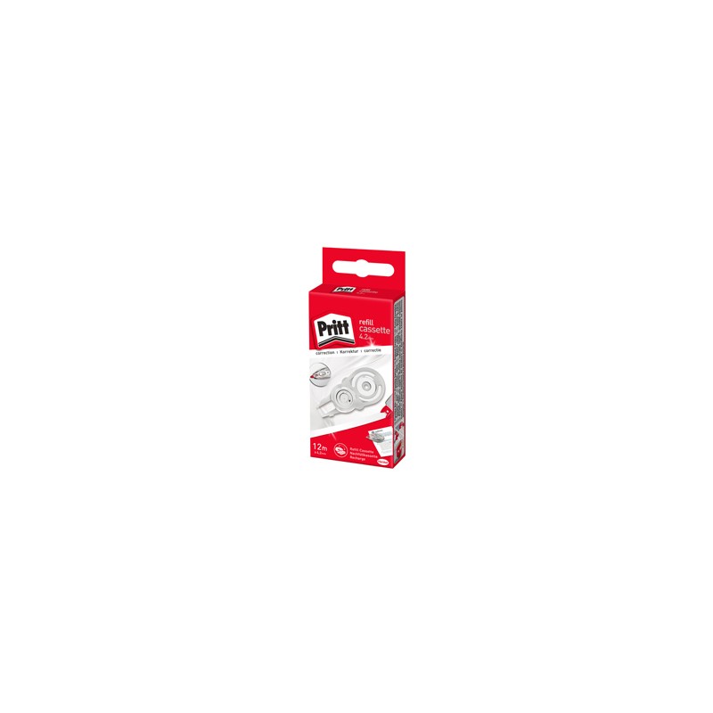 REFILL CORRETTORE A NASTRO 4,2MMX12M PRITT ROLLER - Conf da 10 pz.