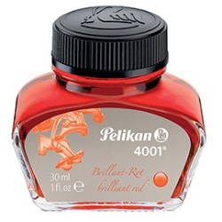 INCHIOSTRO STILOGRAFICO PELIKAN 4001 30ML ROSSO