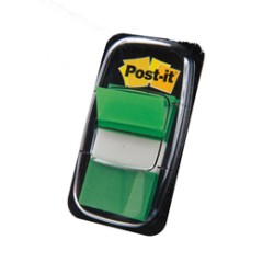 SEGNAPAGINA Post-it 680-3 VERDE 25.4X43.6MM 50FG INDEX