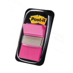 SEGNAPAGINA Post-it 680-21 ROSA VIVACE 25.4X43.6MM 50FOGLIETTI