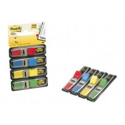 MINISET 140 SEGNAPAGINA Post-it INDEX 683-4 IN 4 COLORI CLASSICI 12X43.6MM
