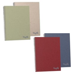 Quaderno Crush spiralato A4 60fg 80gr 1rigo colori assortiti Favini - Conf da 5 pz.