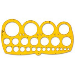 MASCHERA ARDA CERCHI C/SMUSSO 1/55MM - Conf da 10 pz.