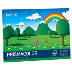 Album PRISMACOLOR 10fg 128gr 24x33cm monoruvido FAVINI - Conf da 20 pz.