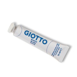 TEMPERA GIOTTO TUBO 4 (12ML) BIANCO 01 - Conf da 6 pz.