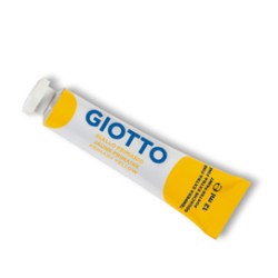 TEMPERA GIOTTO TUBO 4 (12ML) GIALLO PRIMARIO 02 - Conf da 6 pz.