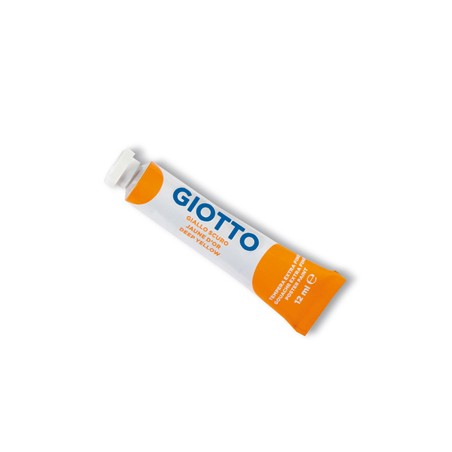 TEMPERA GIOTTO TUBO 4 (12ML) GIALLO SCURO 04 - Conf da 6 pz.