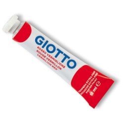 TEMPERA GIOTTO TUBO 4 (12ML) ROSSO VERMIGLIONE 07 - Conf da 6 pz.