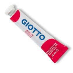 TEMPERA GIOTTO TUBO 4 (12ML) ROSSO MAGENTA 10 - Conf da 6 pz.