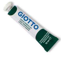 TEMPERA GIOTTO TUBO 4 (12ML) VERDE SMERALDO 14 - Conf da 6 pz.
