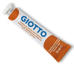 TEMPERA GIOTTO TUBO 4 (12ML) TERRA DI SIENA NATURALE 20 - Conf da 6 pz.