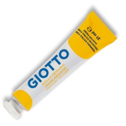 TEMPERA GIOTTO TUBO 7 (21ML) GIALLO PRIMARIO 02 - Conf da 6 pz.