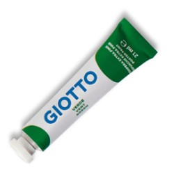 TEMPERA GIOTTO TUBO 7 (21ML) VERDE 12 - Conf da 6 pz.