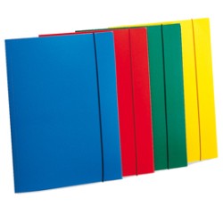 CARTELLINA CON ELASTICO EKO U110 ROSSO LEONARDI - Conf da 10 pz.