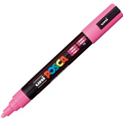Marcatore UNI POSCA PC5M p.media 1,8-2,5mm rosa UNI MITSUBISHI