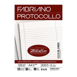 Protocollo uso bollo f.to A3 chiuso (21x29,7cm) 200fg 125gr Fabriano