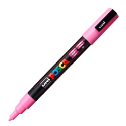 Marcatore UNI POSCA PC3M p.fine 0,9-1,3mm rosa UNI MITSUBISHI