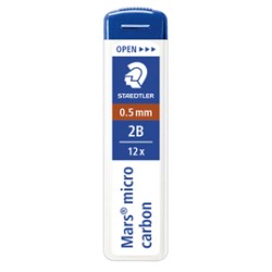 12 astucci da 12 mine 0.5mm MARSMICRO 250 05-2B STAEDTLER