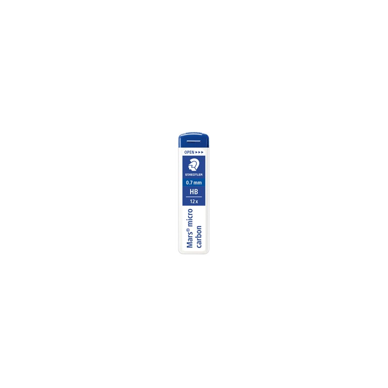 12 astucci da 12 mine 0.7mm MARSMICRO 250 07-HB STAEDTLER