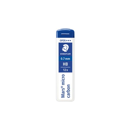 12 astucci da 12 mine 0.7mm MARSMICRO 250 07-HB STAEDTLER