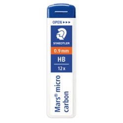 12 astucci da 12 mine 0.9mm MARSMICRO 250 09-HB STAEDTLER