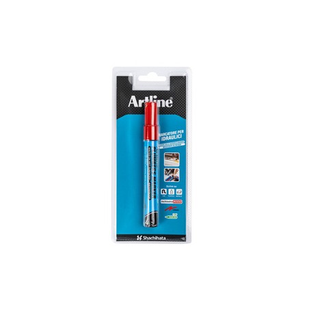 Marcatore permanente speciale per idraulica artline punta 1,5mm tonda rosso