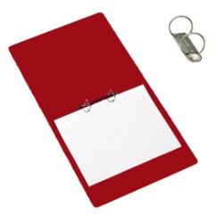 Raccoglitore Presspan 25x33cm 2anelli 25mm rosso CDG - Conf da 5 pz.