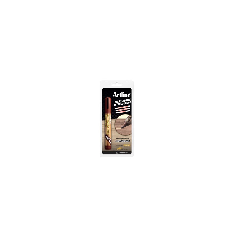 Marcatore permanente per legno Furniture Marker Artline punta scalpello acero
