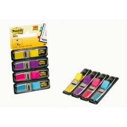 MINISET 140 SEGNAPAGINA Post-it INDEX 683-4AB IN 4 COLORI VIVACI