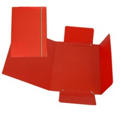 CARTELLINA C/ELASTICO 17X25CM ROSSO 40L - Conf da 10 pz.
