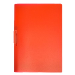 CARTELLINA CON MOLLA CLIPPER ROSSO TRASP. ART.F007 LEONARDI - Conf da 20 pz.