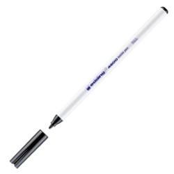 MARCATORE EDDING 4600 NERO P.CONICA 1MM PER TESSUTO - Conf da 10 pz.