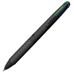Penna sfera 4 colori 4 Multi 1.0mm Urban all black OSAMA - Conf da 12 pz.