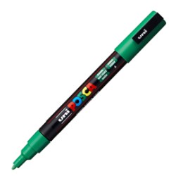 Marcatore UNI POSCA PC3M p.fine 0,9-1,3mm verde UNI MITSUBISHI