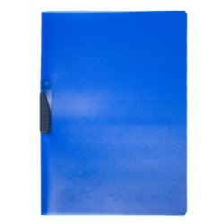 CARTELLINA CON MOLLA CLIPPER BLU TRASP. ART.F007 LEONARDI - Conf da 20 pz.