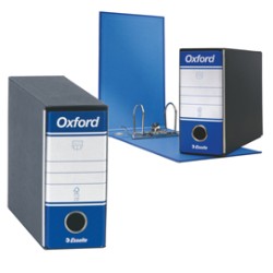 Registratore OXFORD G81 blu dorso 8cm f.to memorandum ESSELTE - Conf da 6 pz.
