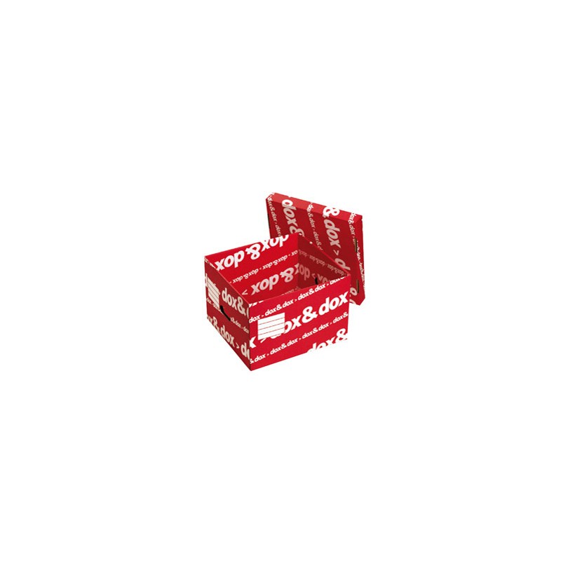 Scatola DOXDOX con coperchio 395x280x355mm REXEL - Conf da 12 pz.