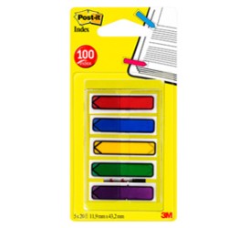 MINISET 100 Post-it INDEX 684-4ARR1EU FORMATO FRECCIA