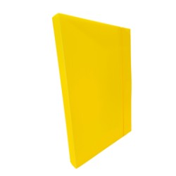 CARTELLINA PROGETTO 3 U140 GIALLO C/ELASTICO 24X35 DORSO 3 - Conf da 10 pz.